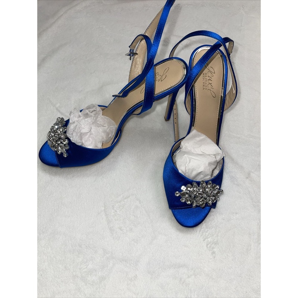 Jewel Badgley Mischka Womens JESSA Pink Pumps Shoes Size 9 Medium